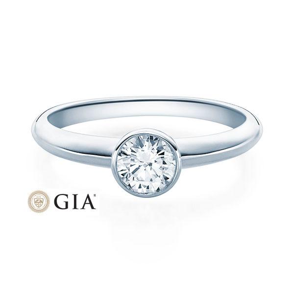 [RU-1571] Verlobungsring Weißgold 585