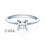 [RU-1569] Verlobungsring Weißgold 585