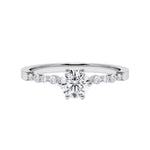 [RU-1787] Verlobungsring Weißgold 375