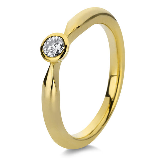 Ring bezel 14 kt gold