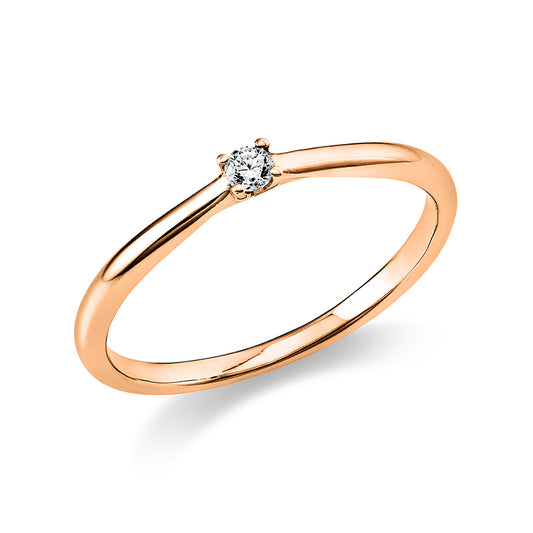 Ring 4 prongs 18 kt