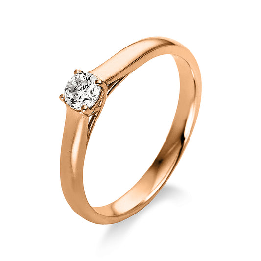 Ring 4 prongs 18 kt