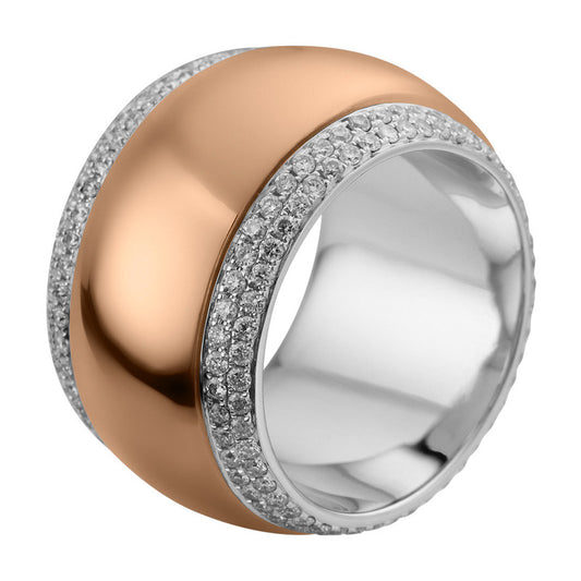 Ring 18 kt WG+RG