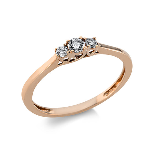 Ring 4 prongs 18 kt