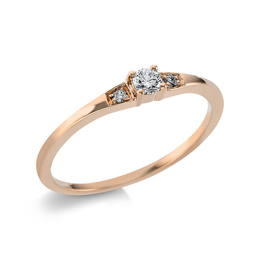 Ring 4 prongs 18 kt