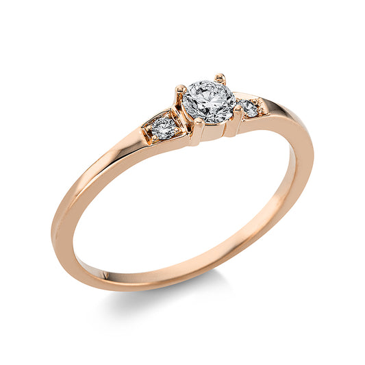 Ring 4 prongs 18 kt