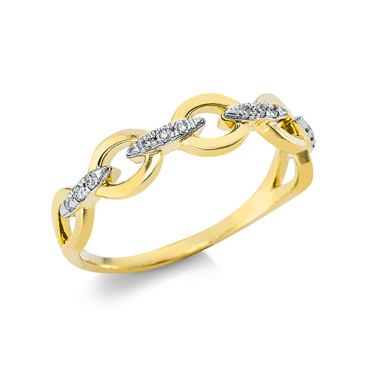 Кольцо 18-каратное золото