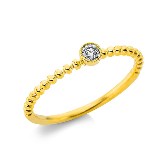 Ring bezel 18 kt gold