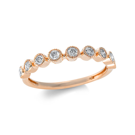 Кольцо 18-каратное розовое золото