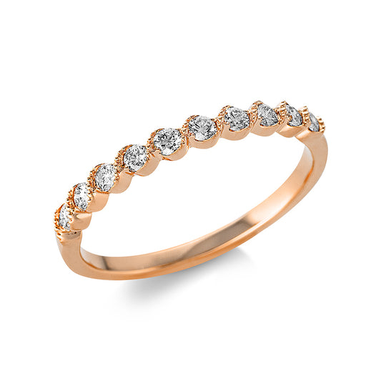 Кольцо 18-каратное розовое золото