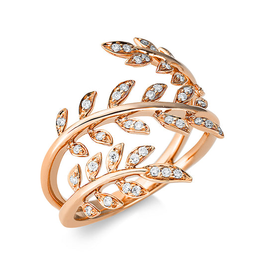 Кольцо 18 кт пружина RG