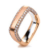 rose gold / white gold / 18kt / 52