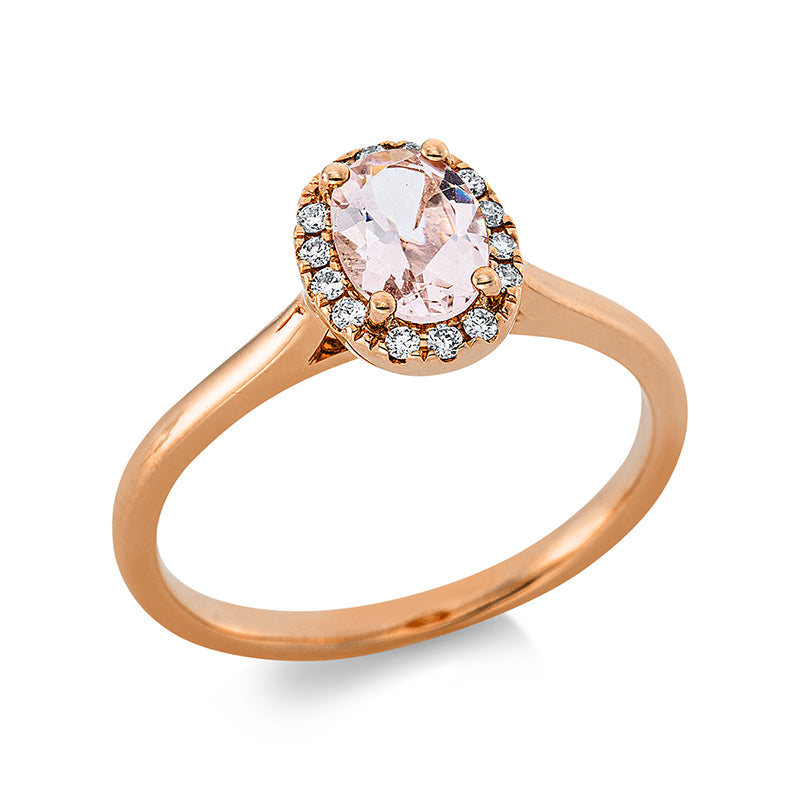 Кольцо 18-каратное розовое золото