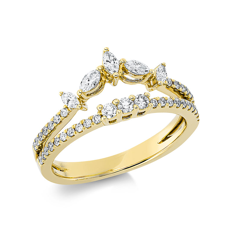 Кольцо 18-каратное золото