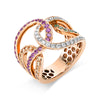 rose gold / white gold / 18kt / 53