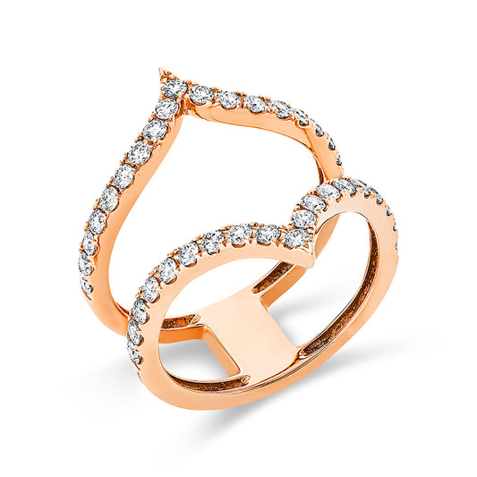 Ring 18 kt rose gold