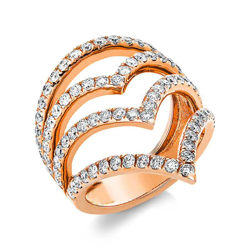 Ring 18 kt rose gold
