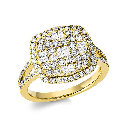 Кольцо 18-каратное золото