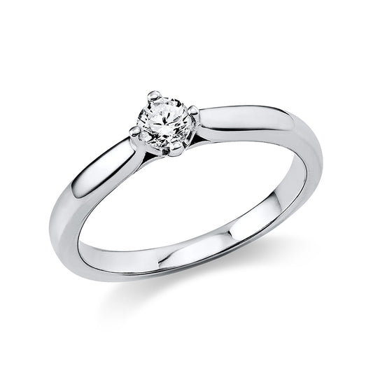 4-prong ring 950 pt platinum