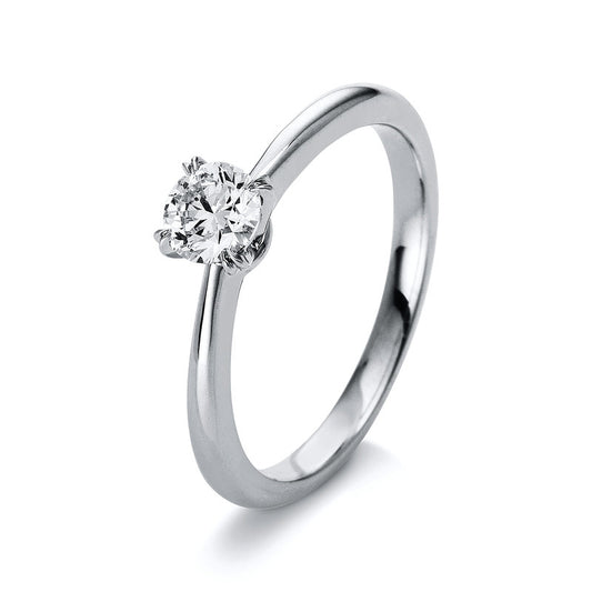 4-prong ring 18 kt WG+P950