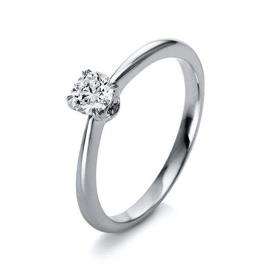 4-prong ring 18 kt WG+P950