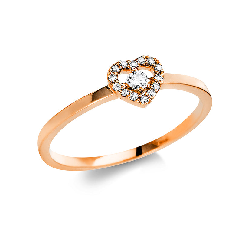 Ring 18 kt rose gold