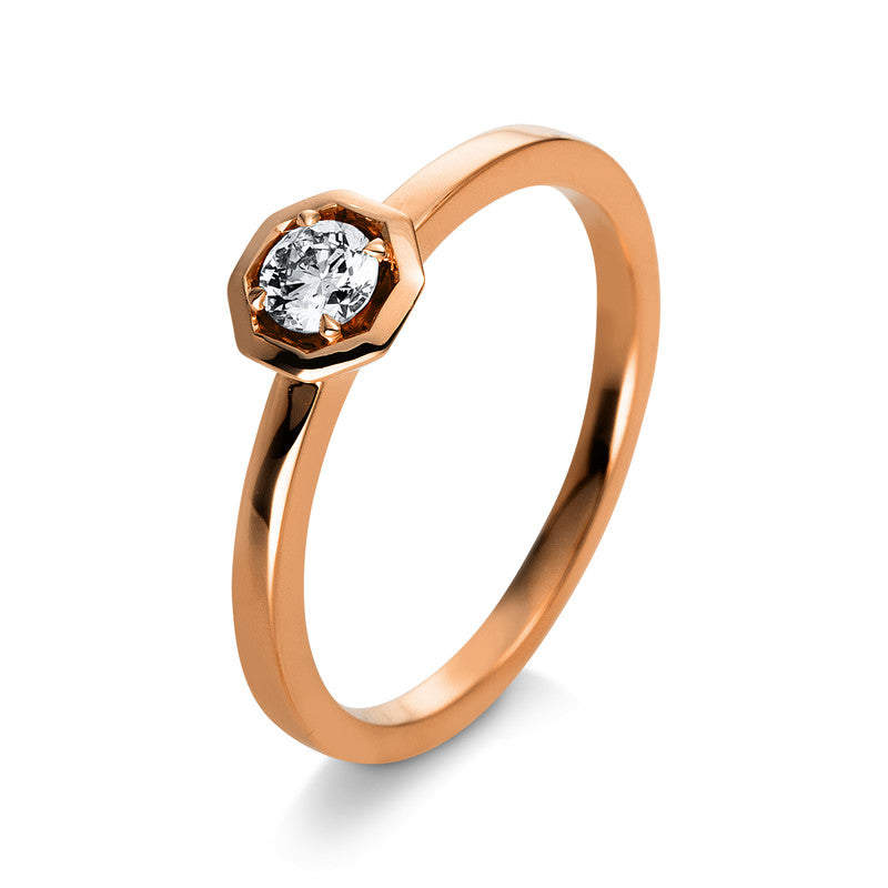 Ring 4 prongs 18 kt