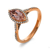 Red gold / 14kt / 55
