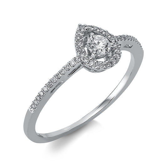 Ring 18 kt WG Tropfen