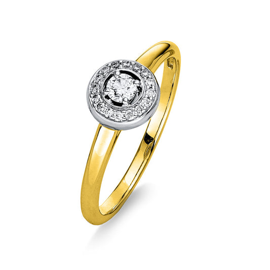 Ring 18 kt GG+WG