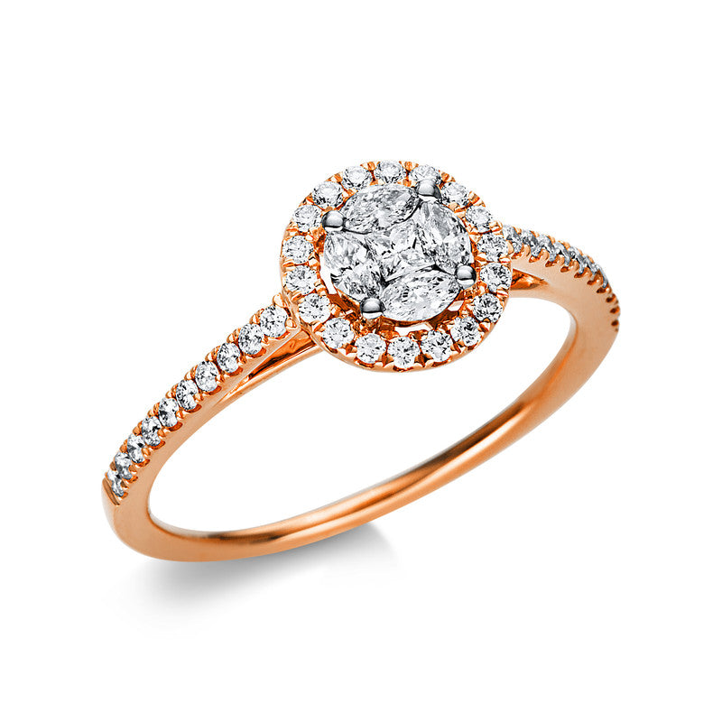 Ring 18 kt rose gold