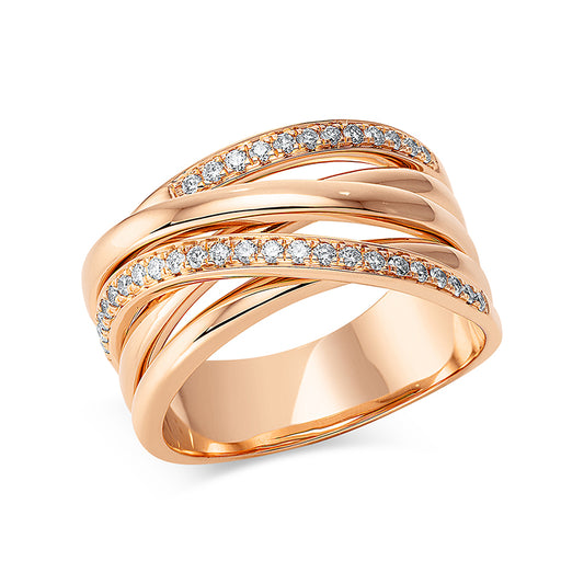 Ring 18 kt rose gold