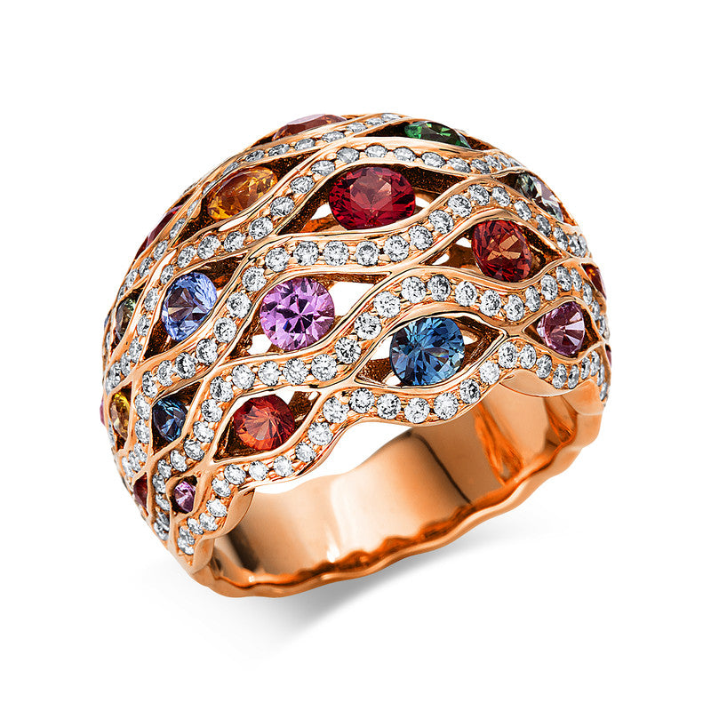 Ring 18 kt rose gold