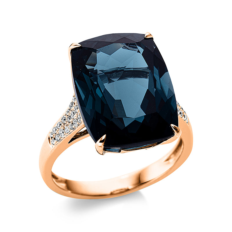 Ring 4er-Krappe 18 kt RG