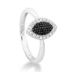 [41847460-34-520-6] RING - BRILLANT SCHWARZ/Brill. 0,23 Ct. N/p1