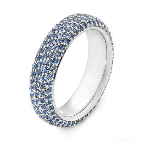 [42055560-4P-209-0] RING - E. SAFIR HELLBLAU