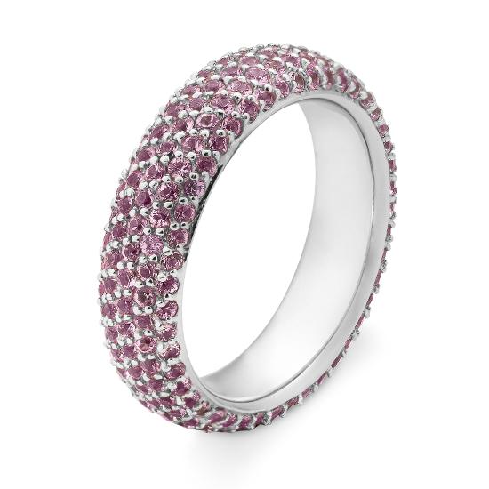 [42055560-4P-211-0] RING - E.SAFIR PINK HELL