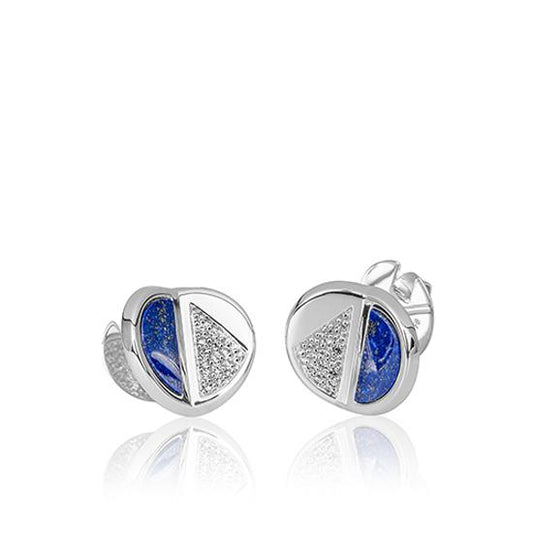 OHRSCHMUCK - E.LAPIS/E.SAFIR WEISS