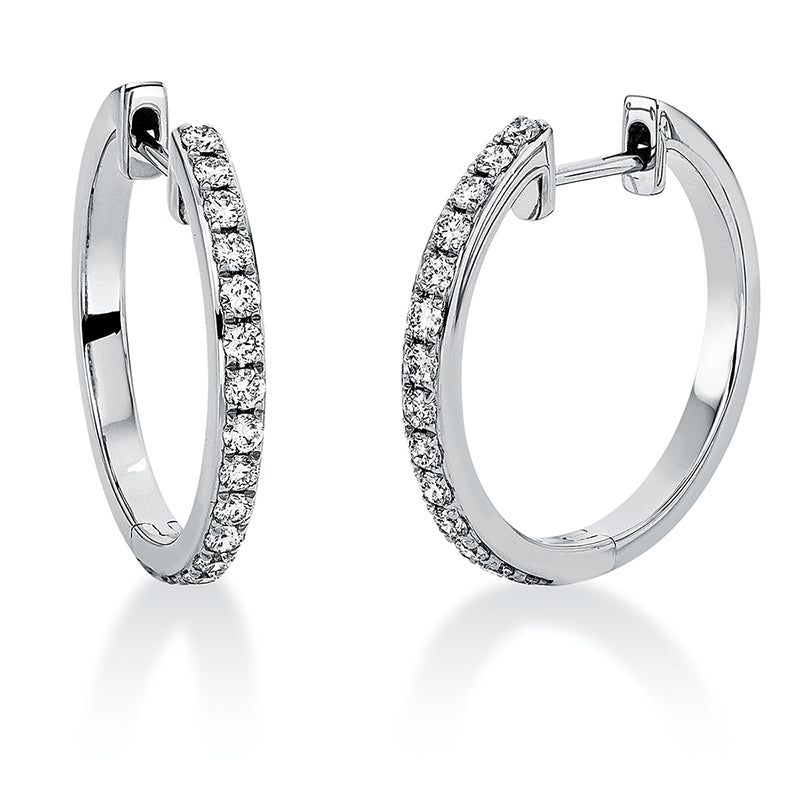 Hoop Earrings 18kt WG