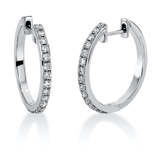 Hoop Earrings 18kt WG