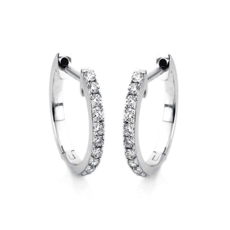 Hoop Earrings 18kt WG