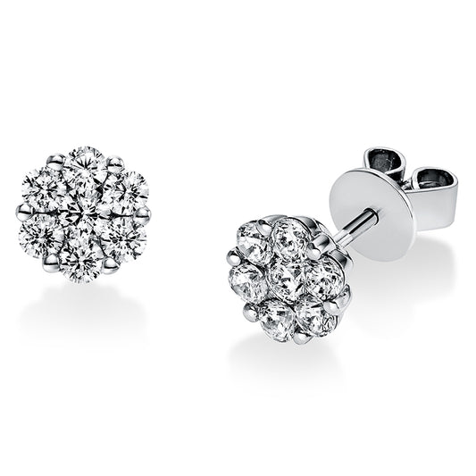 Ear studs 14 kt WG