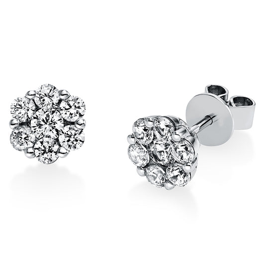 Ear studs 14 kt WG