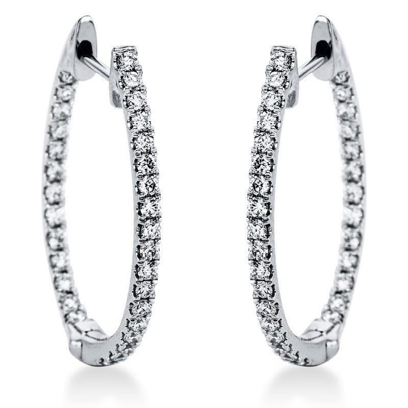 Hoop Earrings 18kt WG