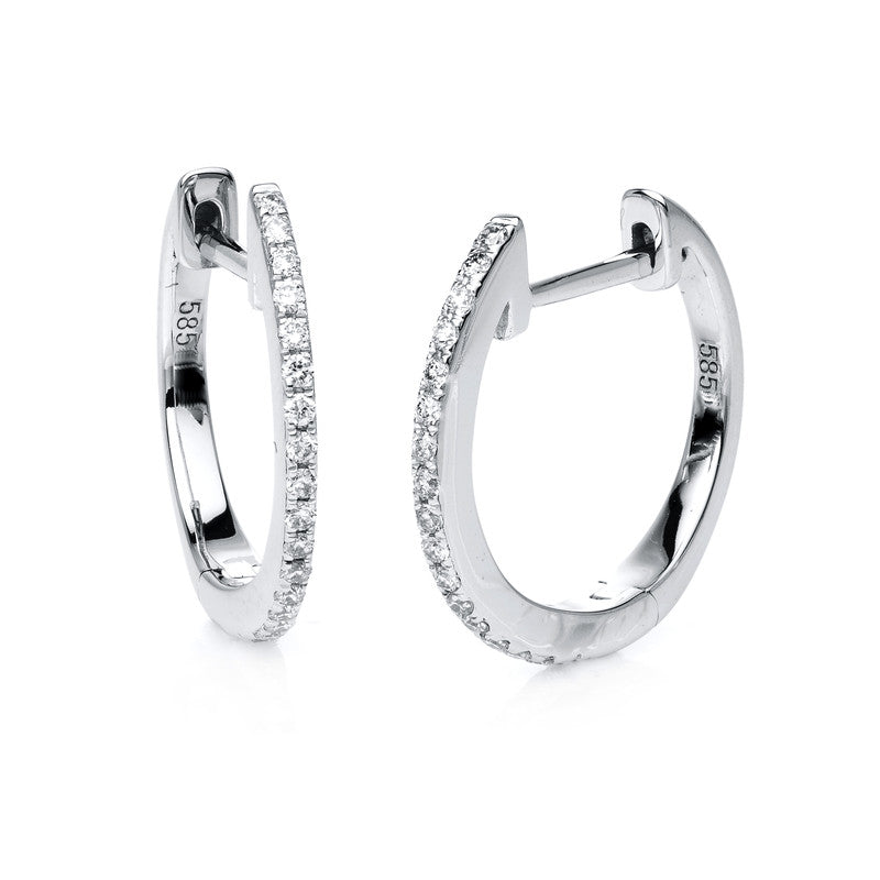 Hoop Earrings 18kt WG