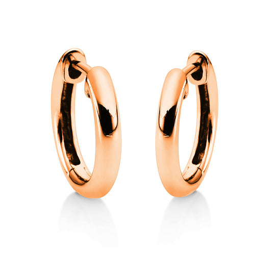 Hoop earrings 18 kt gold