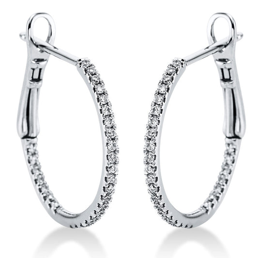 Hoop Earrings 18kt WG