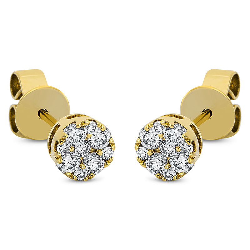 Ear studs 18 kt gold