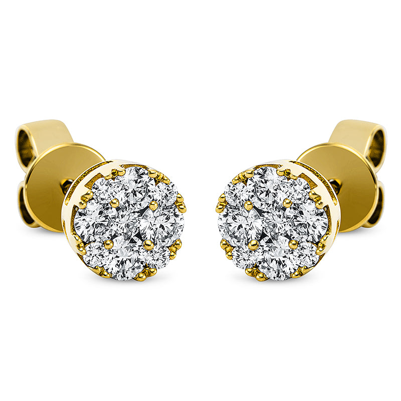 Ear studs 18 kt gold