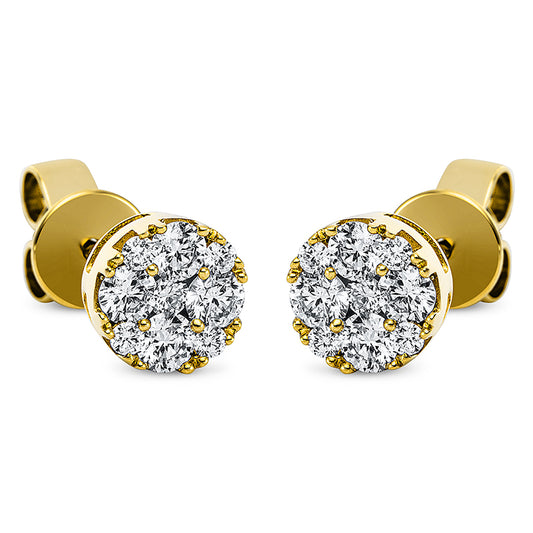 Ear studs 18 kt gold